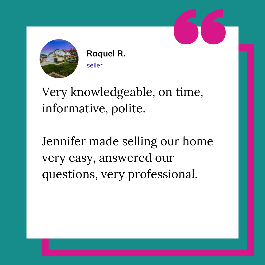 Review from client who recently sold two properties with Jennifer Hein Realtor